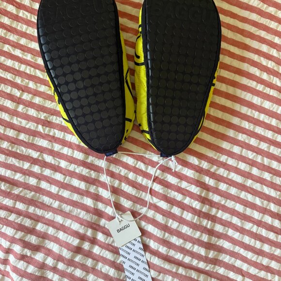 NWT Baggu Puffy Slippers | S/M (US W 5-7) | Happy Yellow - Picture 6 of 7